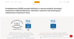 Desktop Screenshot of gazex.pl