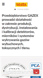 Mobile Screenshot of gazex.pl